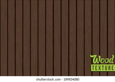 Vector wooden background with place for your text.
