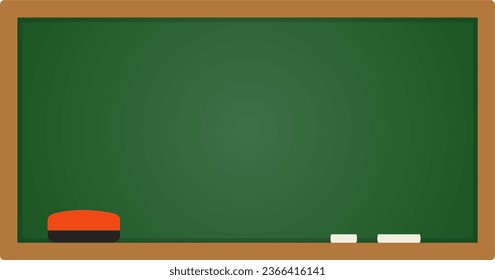 vector of a wooden chalkboard