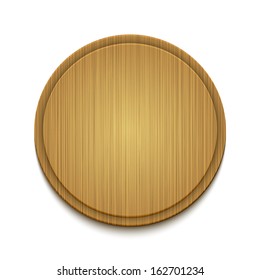 Vector wooden circle background. Eps10