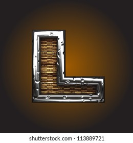 Vector wooden figure