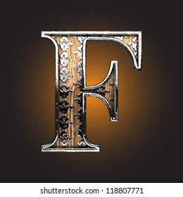 Vector wooden figure