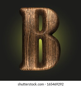 Vector wooden figure