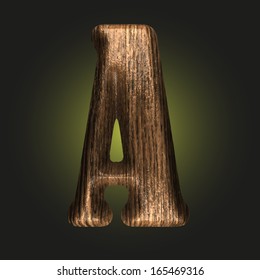 Vector wooden figure