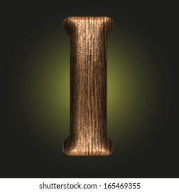 Vector wooden figure