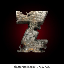 Vector wooden figure