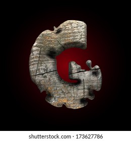 Vector wooden figure