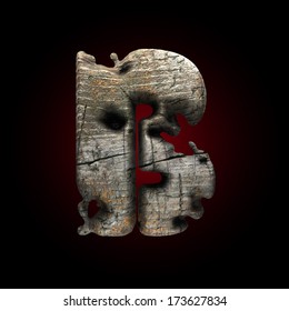 Vector wooden figure