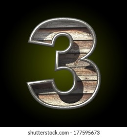 Vector wooden figure