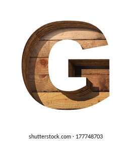 Vector wooden figure