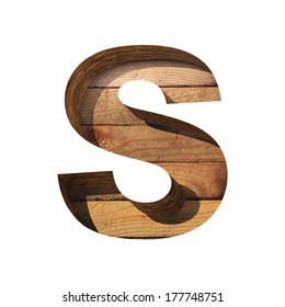 Vector wooden figure