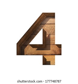 Vector wooden figure