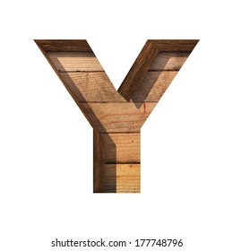 Vector wooden figure
