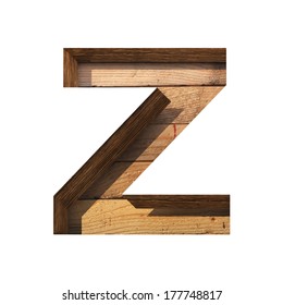 Vector wooden figure