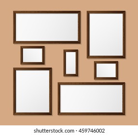 Vector, Wooden Frame.