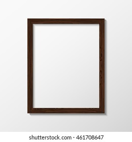 Vector, wooden frame.