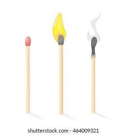 Vector wooden Matches.
Matches.