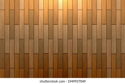 Vector wooden parquet floor. Laminate. View from above