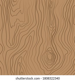 Vector wooden pattern. Natural texture imitation. Abstract background. 