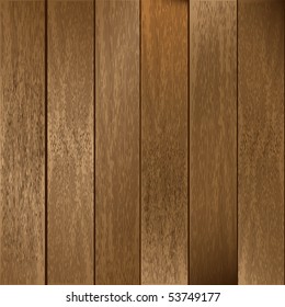 Vector Wooden Planks Background