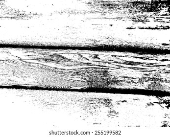 Vector Wooden Planks Texture . Grunge, distress , overlay 