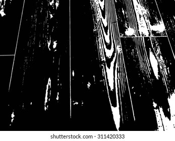 Vector Wooden Planks Texture . Grunge, distress , overlay Texture .