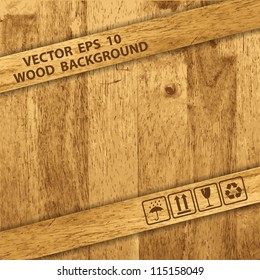 Vector Wooden texture background