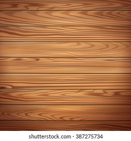 Vector wooden texture . Realistic wooden planks , surface , table , parquet illustration 
