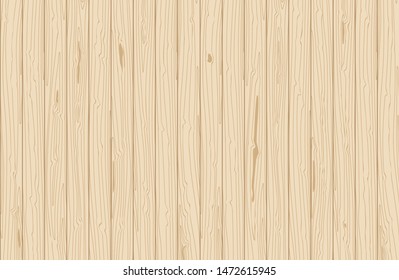 Vector wooden texture. Vertical veneer planks. Natural background for flat lay design