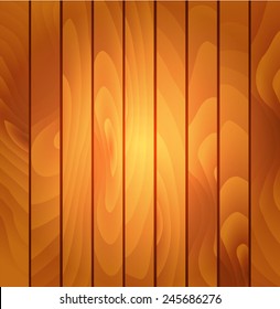 Vector wooden texture or wood planks. Illustration.