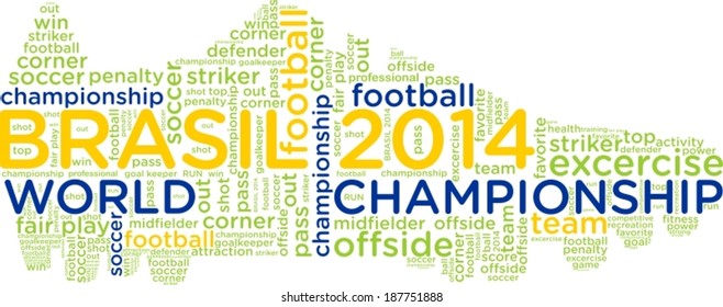 Vector word cloud concept of football boots on white isolated background