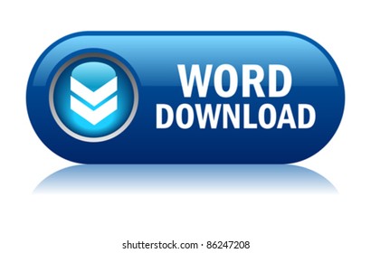 Vector word format download button