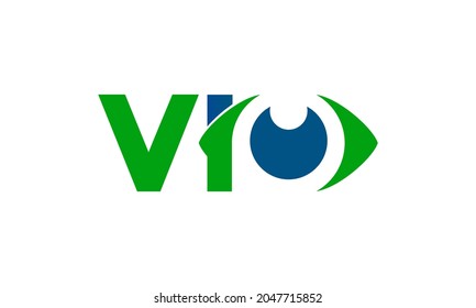 vector es la palabra "vio". Dentro está la córnea del ojo.