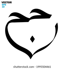 Vector de las palabras "hajj" (deletrea Iqra'a en árabe) , Caligrafía Tema islámico y evento - ilustración vectorial estilo plano