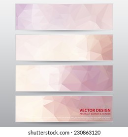 The Vector Work, Abstract Banner for Design and Creative Work