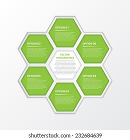 The Vector Work, Abstract Infographic for Design and Creative Propose