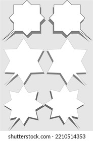 vector work empty speech bubbles speech bubble box used in graphics