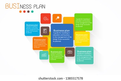 Vector work is used in education and business design. There are 6 steps, steps or layers.