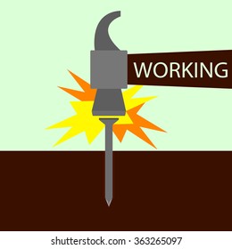 The vector of working