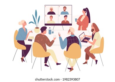 vector  working people in office 