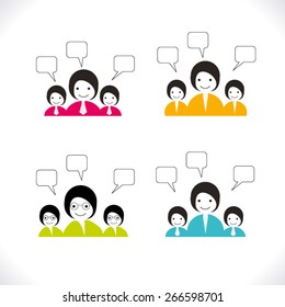 Vector of working stylish male character