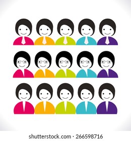 Vector of working stylish male character