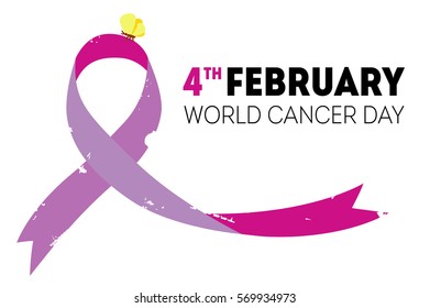 vector world cancer day illustration