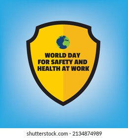 Vector World Day For Safety And Health At Work