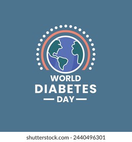 Vector World Diabetes Day template
