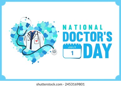 Vector world doctors day vector illustration for greeting card.