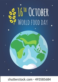 vector world food day illustration