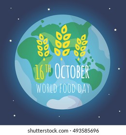 vector world food day illustration