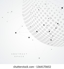 Vector world globe and connect concept design illustration.