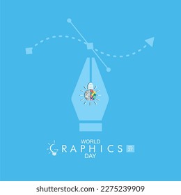 Vector: World Graphic Design Day. World Graphics Day.