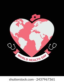 vector world health day celebration